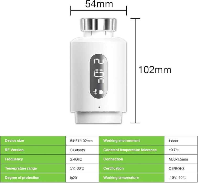 ANTELA Inteligentny termostat do ogrzewania Wi-Fi
