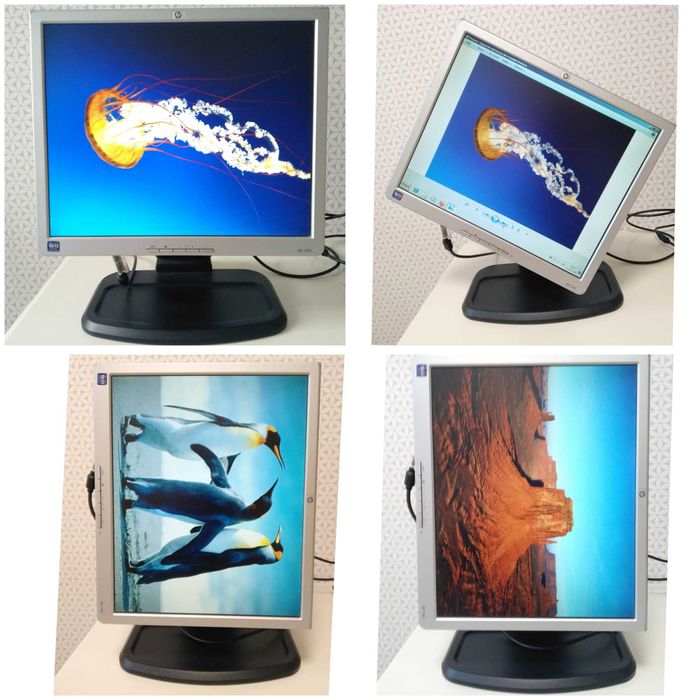 Безкоштовна доставка! Монітор HP L1740 модель HSTND-2B03, монитор LCD