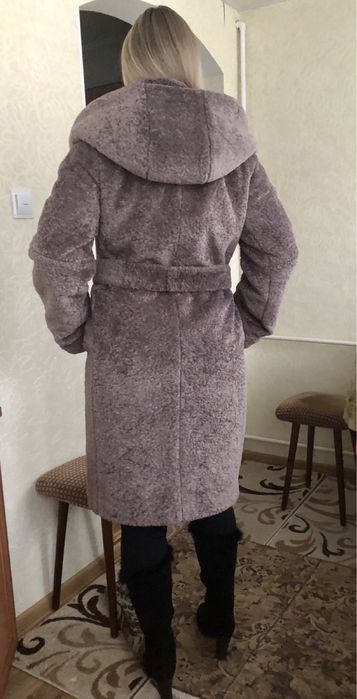 Шуба из эко меха