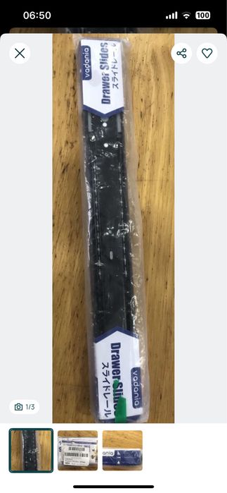 Calha / corrediças gaveta Vadania Drawer Slides - Novo