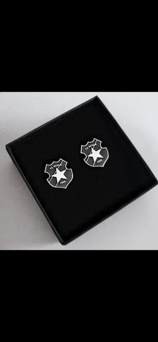 Spinki do mankietow wisła kraków srebro 925