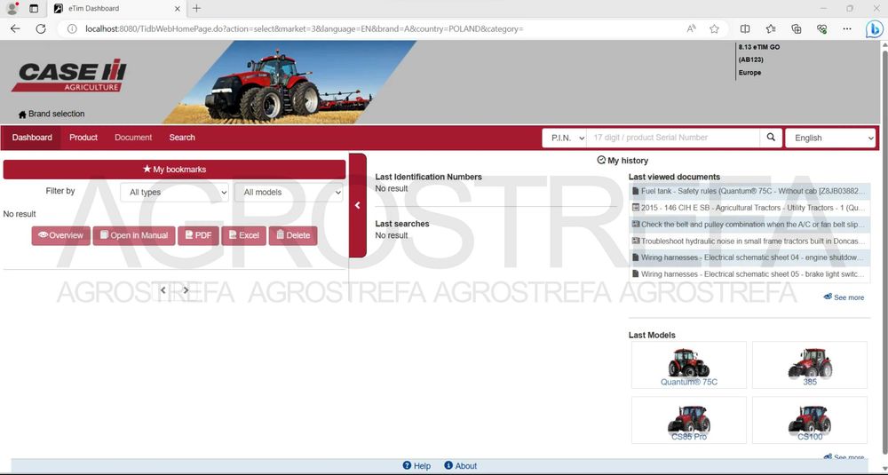 KATALOG CZĘŚCI eTIM GO 2023.09 Maszyny Case New Holland Mega FULL