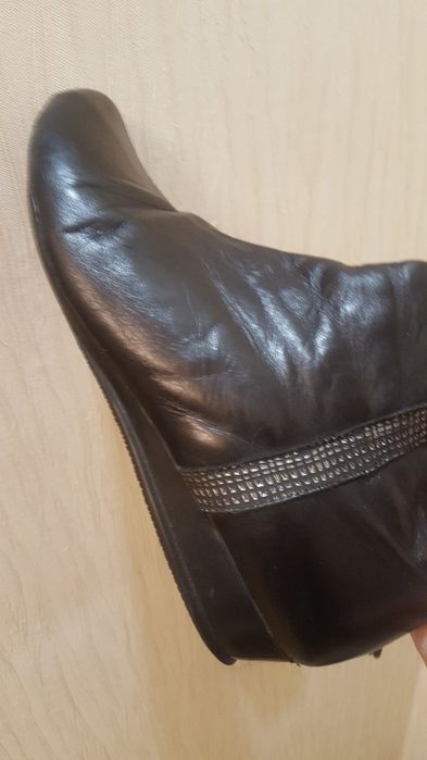 Сапоги натуральная кожа 38-39р.