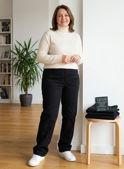 Чорні жіночі брюки  Gucci (2XL–3XL, розмір 52–54