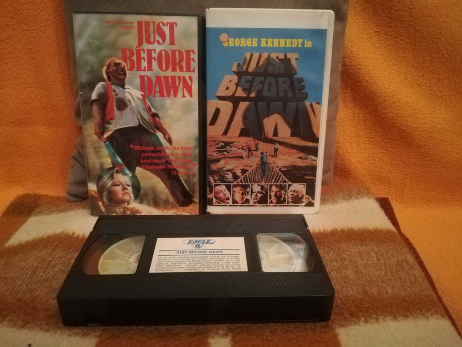 JUST BEFORE DAWN kasety vhs horror