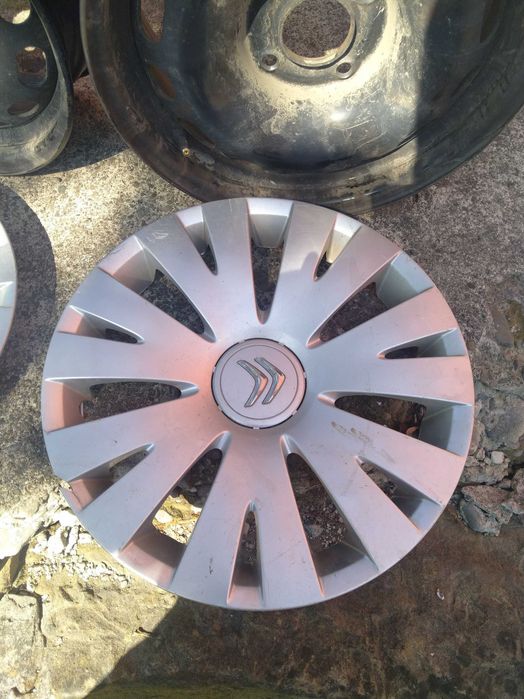 Ковпаки+диски 4*108 15 на Peugeot Citroen