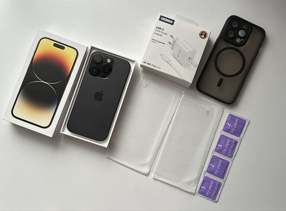 iPhone 14 pro bateria 100% + dodatki