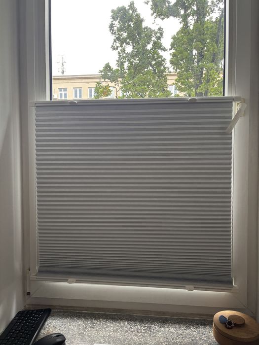 Roleta Ikea Hornvallmo dół góra plisowana 75cm