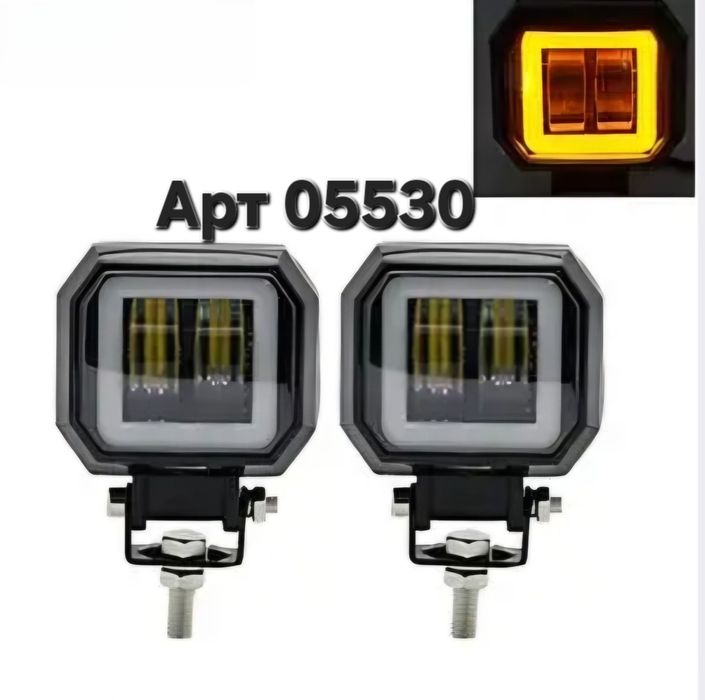 Світлодіодна додаткова протитуманна Фара балка 20Вт фара Led 3 режими