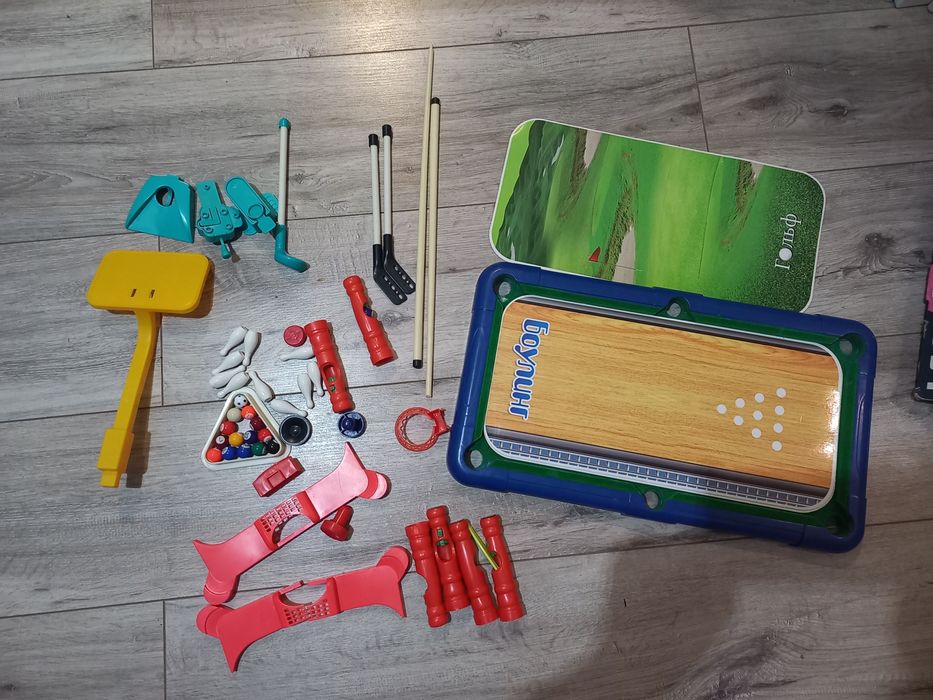 Настольна гра 6 в 1 футбол більярд боулінг хокей гольф баскетбол