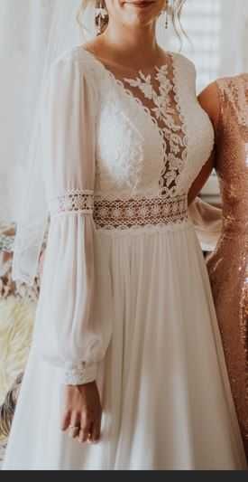 Suknia ślubna w stylu boho