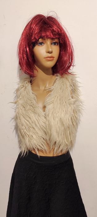 Sztuczne futro, bolerko, kamizelka