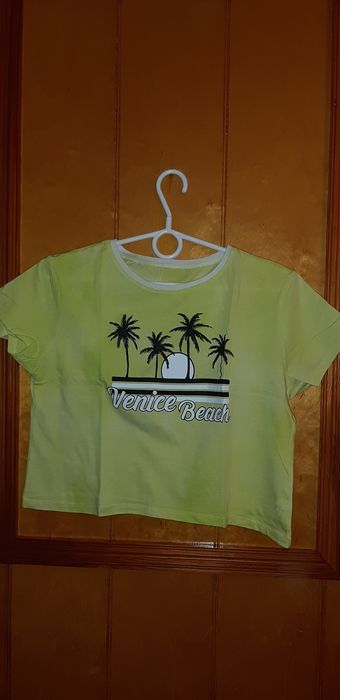 Crop top krótki rękaw