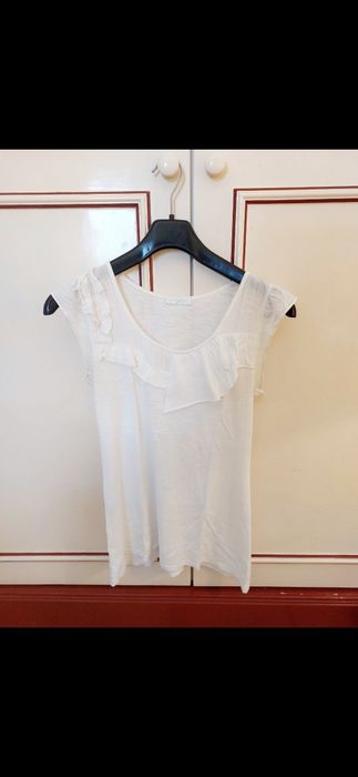 T-shirt branca promod