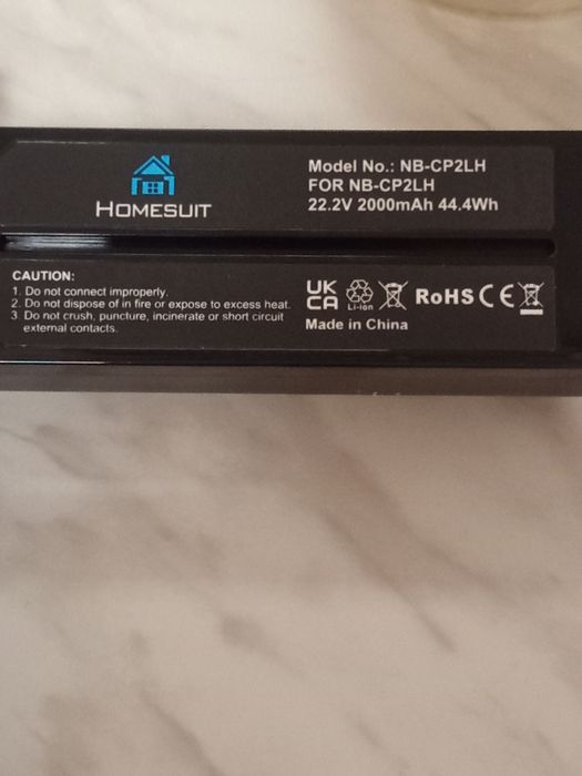 Zestaw Akumulator NB-CP2LH + Ładowarka do Canon Selphy | NOWY 2000mAh