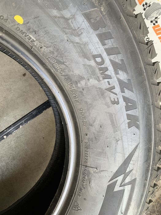 (8шт) нові 285/65R17 Bridgestone Blizzak DM-V3 (116R) зимові шини