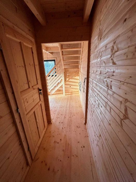 Drewniany domek letniskowy Karolina 61 + 19 m2 wersja CAŁOROCZNA