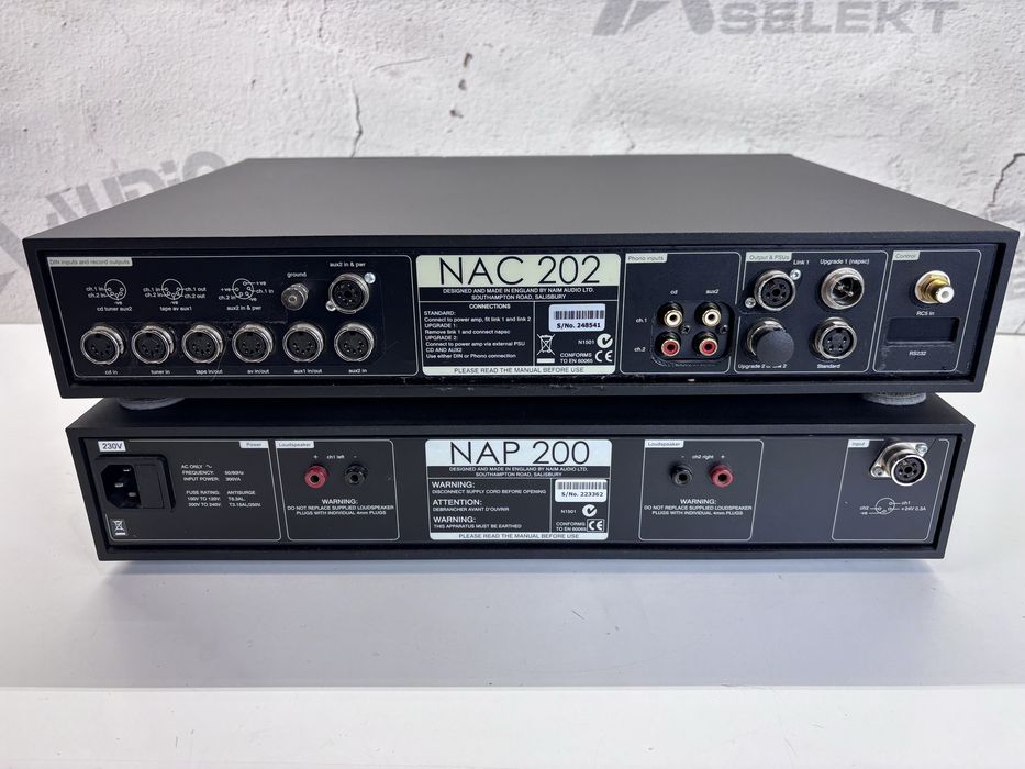 Naim NAC 202+NAP200+NAPSC gwarancja  zestaw stereo hi-end