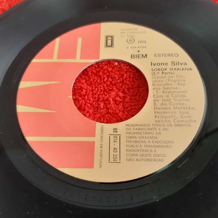 Disco Vinil Single Ivone Silva - Soror Mariana (1ª e 2ª parte) Teatro de Revista