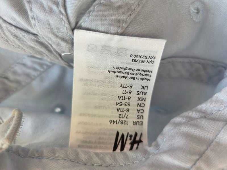 H&M czapeczka dla dziewczynki 128-146 (8-11 LAT)