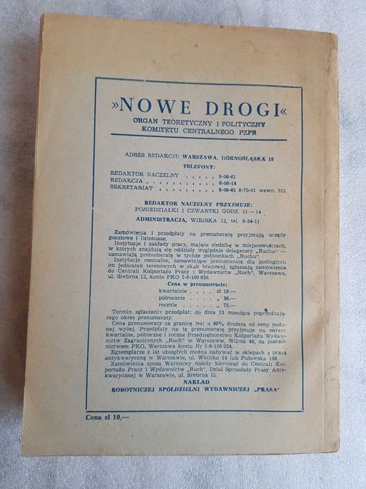 Nowe drogi- III Zjazd PZPR-kwiecień 1959