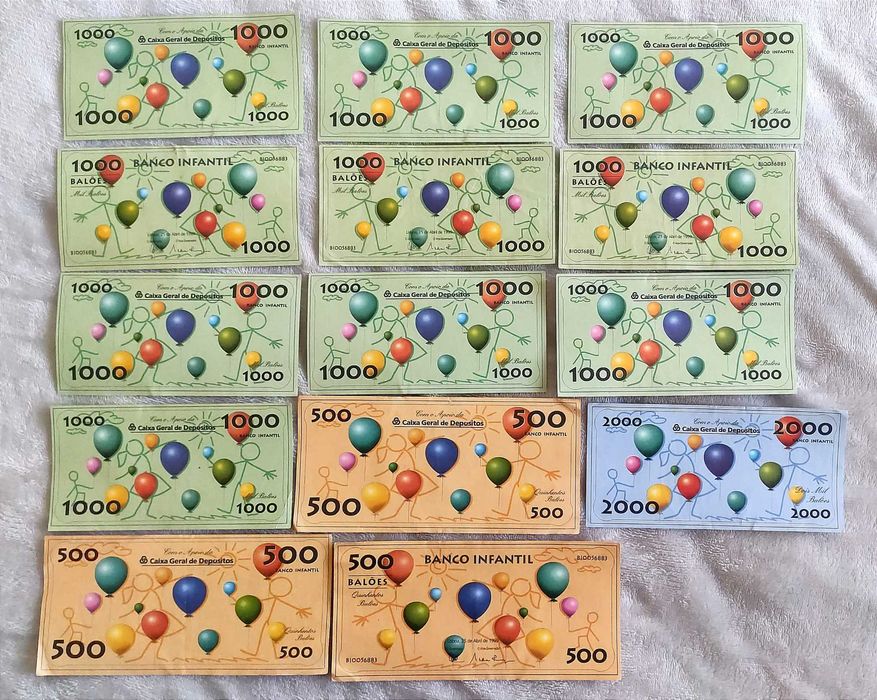 Notas Comemorativas – Banco Infantil CGD (1999)