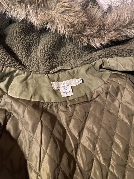 Świetna ocieplana parka khaki Logg HM