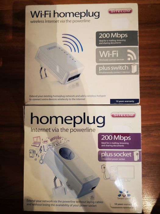 Kit Powerline Sitecom com Wi-Fi + Tomada Integrada