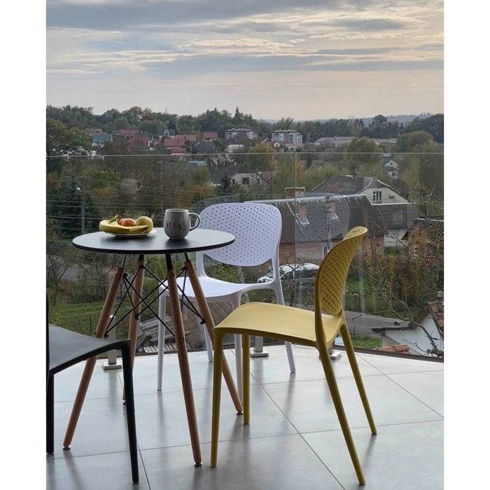 Стіл кухонний обідній круглий. Стільці  лофт крісло. Стол кухонный