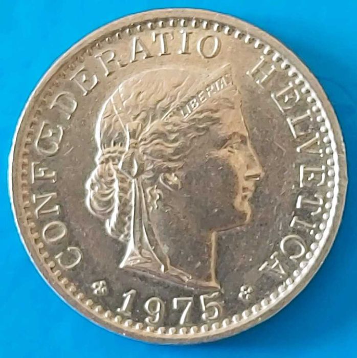 20 Rappen  de 1975  da Suíça