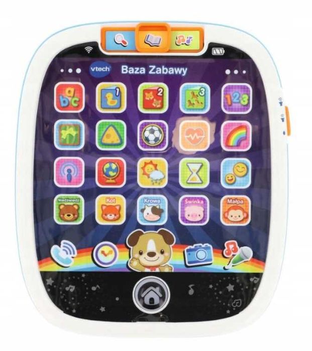 Vtech Tablet Baza Zabawy Zabawka Interaktywna Dźwięk Edukacyjna *NOWE*