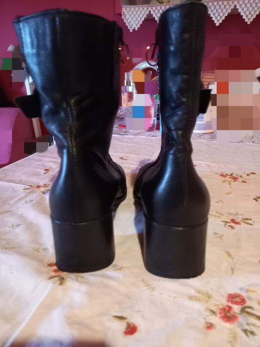Buty skórzane ocieplane 38