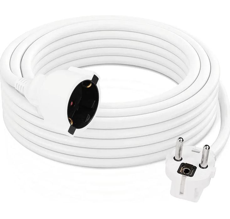 Przedłużacz 10m biały