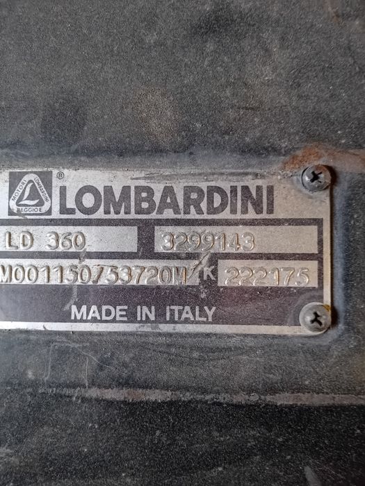 Lombardini motocultivador