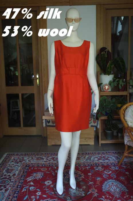 elegancka sukienka retro Minuet petite jedwabna ołówkowa pencil