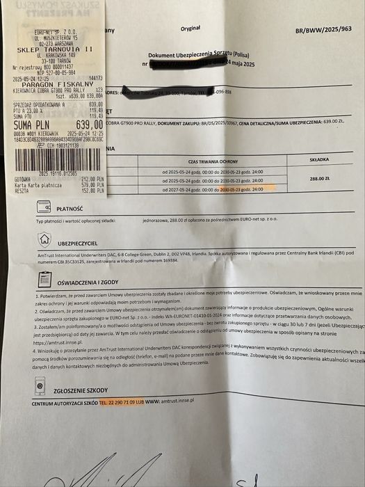 Sprzedam kierownicę Cobra GT900 Pro Rally.