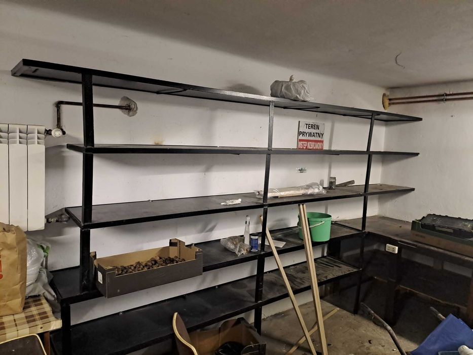 Regał do garazu warsztatu bardzo solidny
