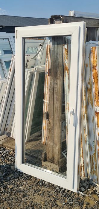 OKNA KacprzaK OKNO PCV 79X160 Używane Plastikowe Białe Lider Okna OLX