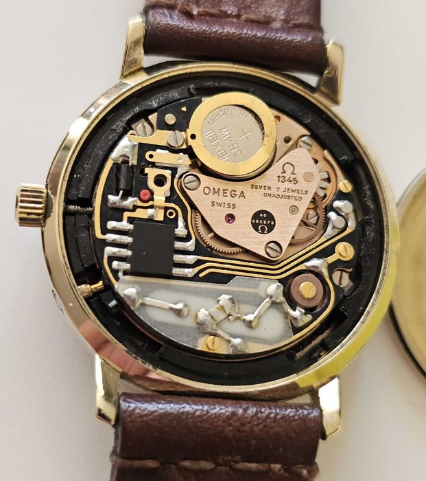 Omega Seamaster de Ville Pie Pan 14k 585 złoty z 1977 roku