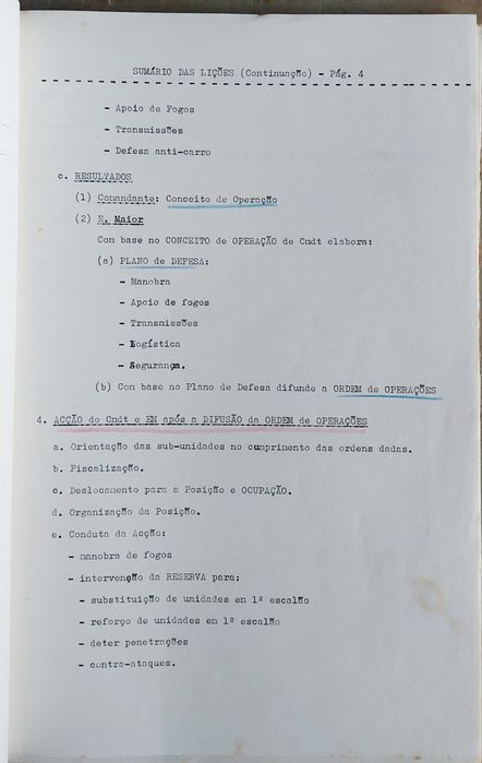 Altos Estudos Militares DEFENSIVA