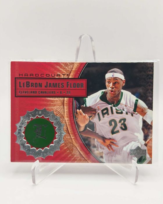Karta koszykarska NBA LeBron James Upper Deck Hardcourt Game Floor (Rookie Year)
