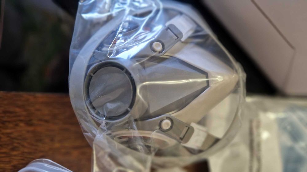 Máscara respiratória profissional com filtros