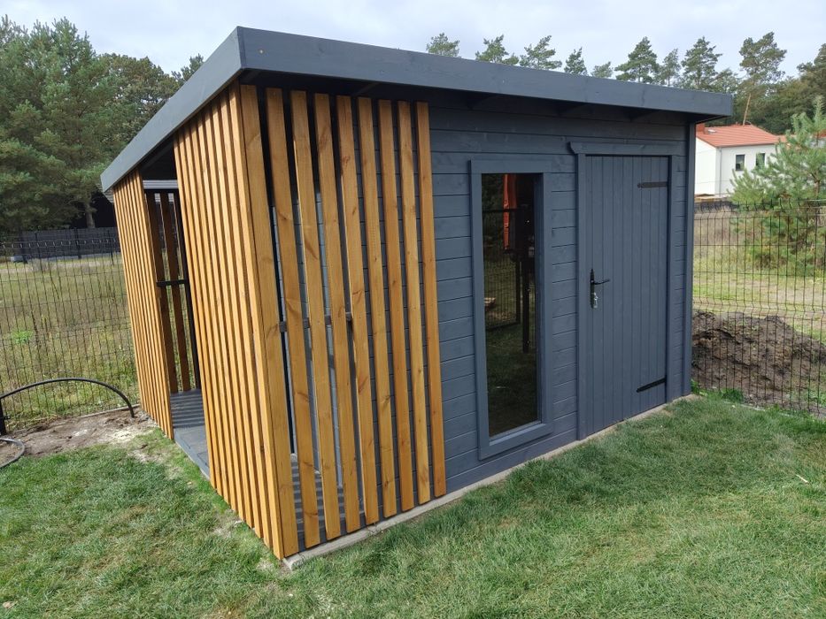 Nowoczesny Domek Narzędziowy Montaż Transport