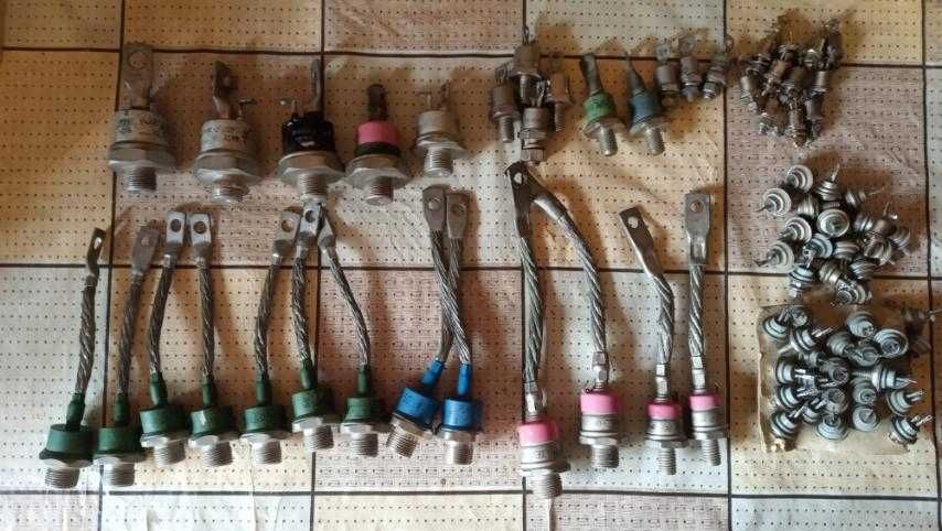 резистор диоды. тиристоры  транзистор конденсатор новые и Б/у