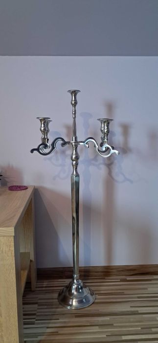 Piękny Wysoki Świecznik , ARTDECO , na Wesele do Sypialni , do salonu