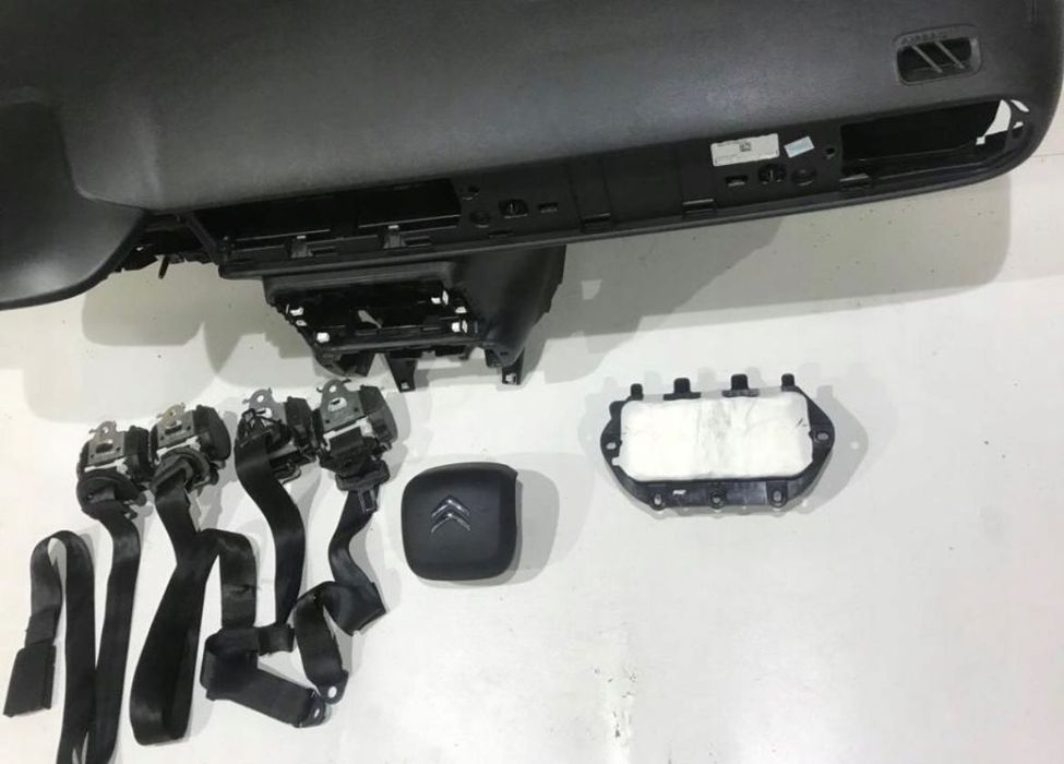 Kit de airbags, tablier e cintos de segurança para Citroen C3