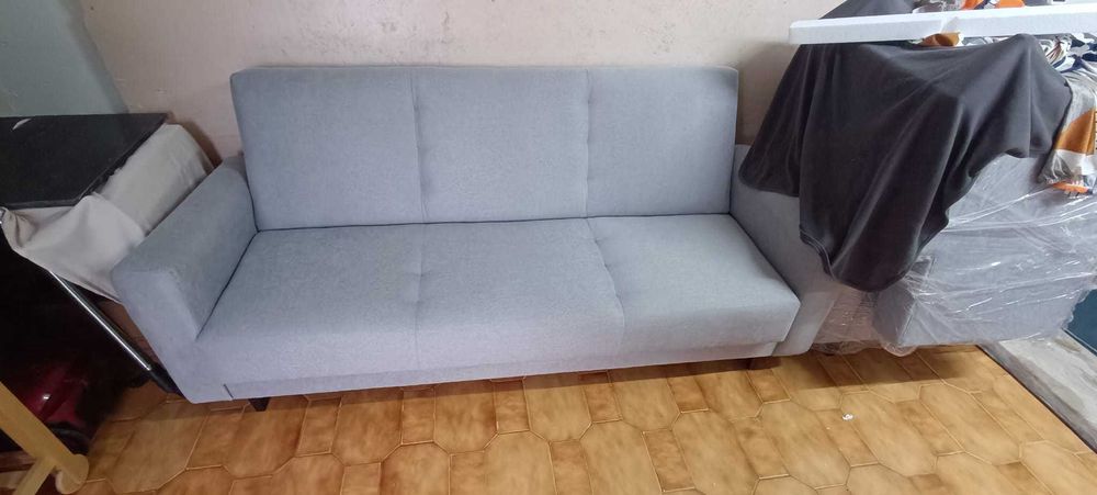 Conjunto Sofa Cama + 2 cadeirões + transporte