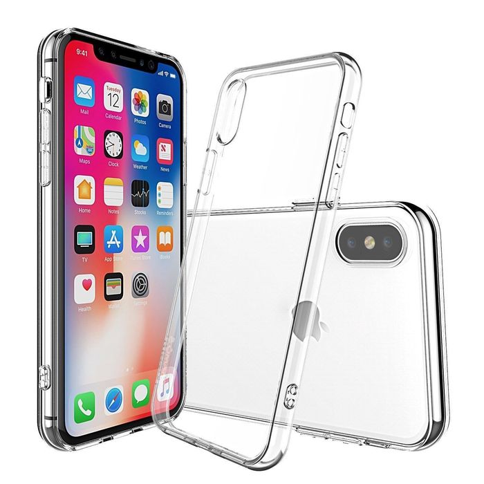 Futerał Back Case Ultra Slim 0,3 Mm Do Iphone Xs Transparentny