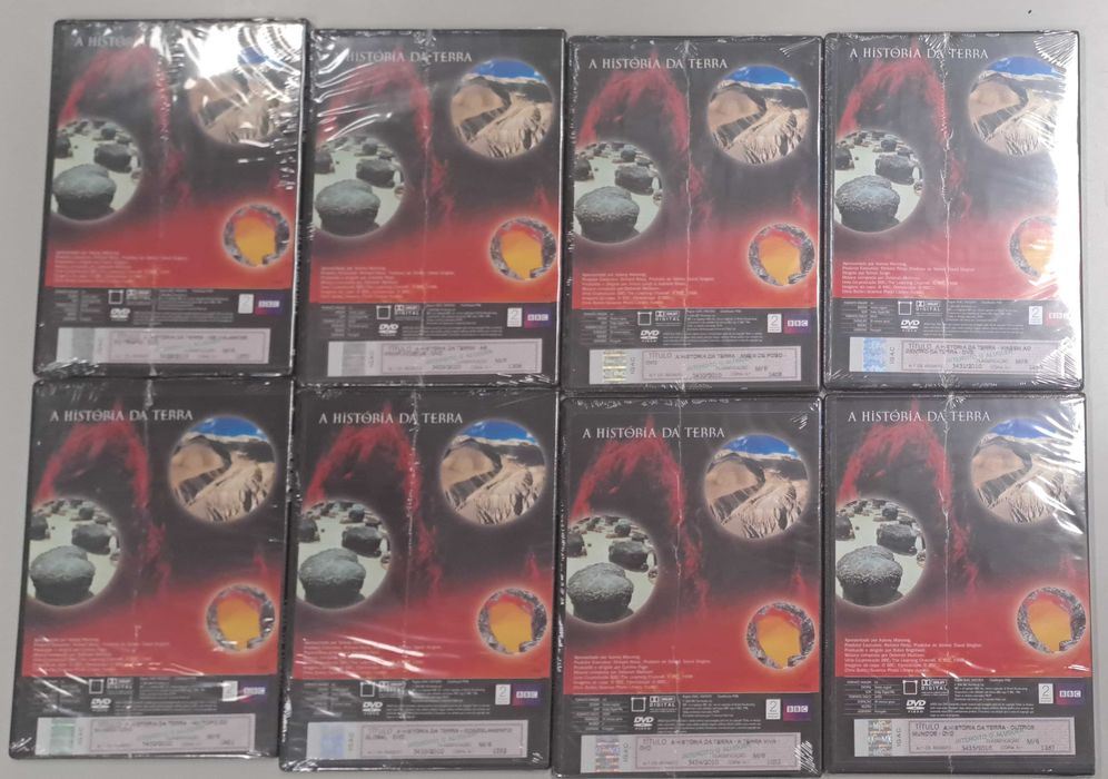 Box " A História da Terra" da BBC - 8 DVD Novos e Selados