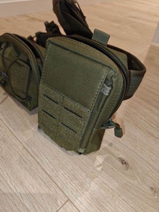 Cinto tático + bolsas + coldre airsoft + oferta dump pouch